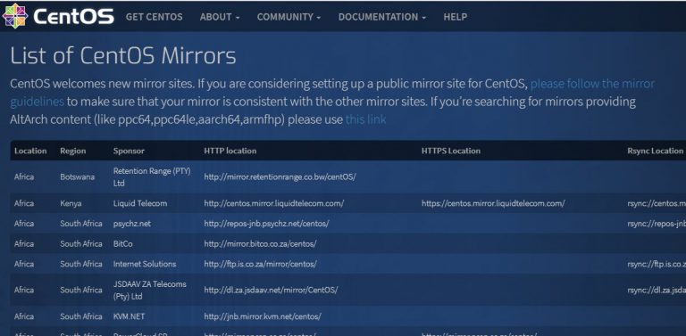 Http mirrorlist centos org куда делся